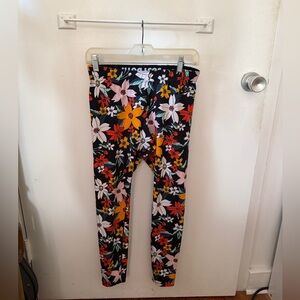 Floral Nike Leggings Size M